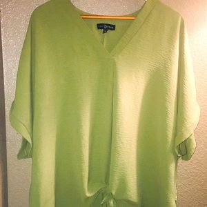 Olive Green Plus size Tunic 3X